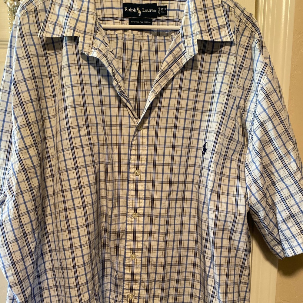 Men’s short sleeve Ralph Lauren button down shirt
